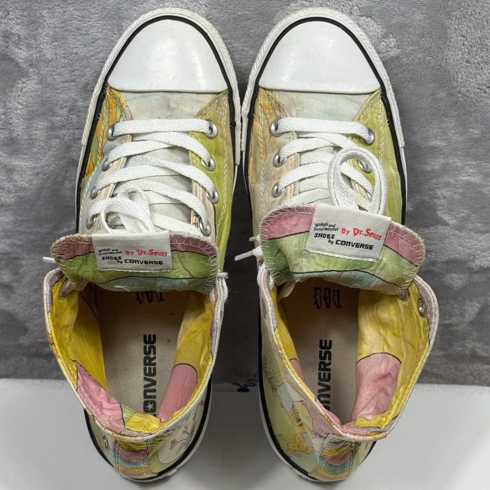 Converse Chuck Taylor Hi Dr Seuss Oh The Places Youll Go Sneakers Mens 8 W10 - Picture 6 of 10